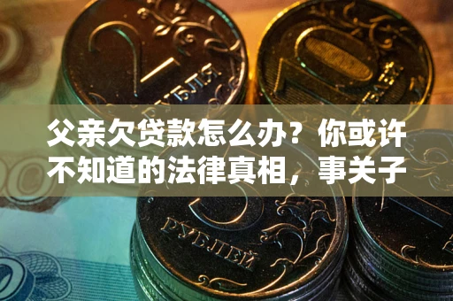 济南父亲欠贷款怎么办？你或许不知道的法律真相，事关子女未来