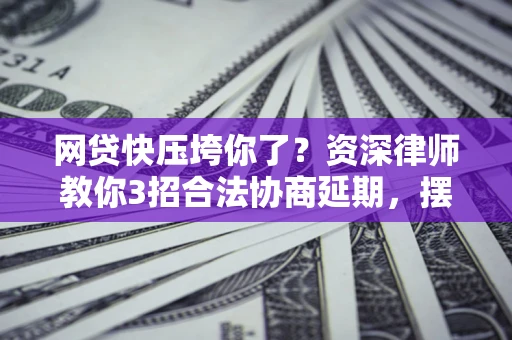 济南网贷快压垮你了？资深律师教你3招合法协商延期，摆脱暴力催收！