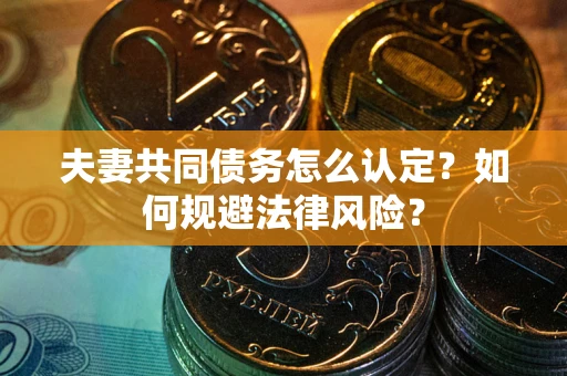 济南夫妻共同债务怎么认定？如何规避法律风险？