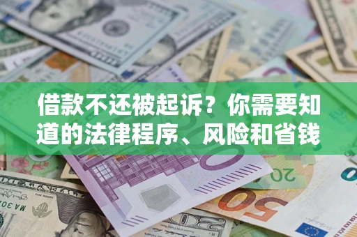 济南借款不还被起诉？你需要知道的法律程序、风险和省钱技巧